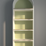 Tall Arched Shelf